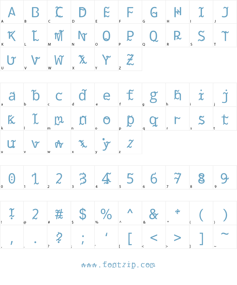 Condominium of Lord Font Character